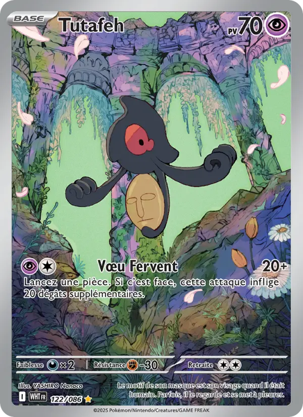 Tutafeh – carte Pokémon TCG Illustration rare n°122