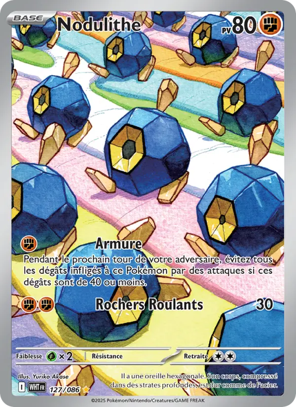 Nodulithe – carte Pokémon TCG Illustration rare n°127