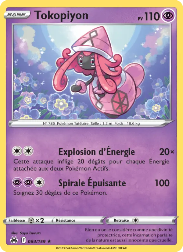 Tokopiyon – carte Pokémon TCG Holo Rare n°064