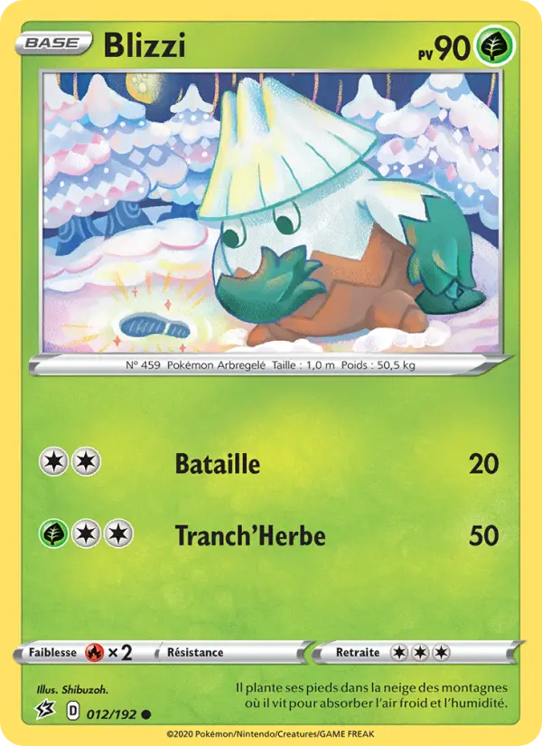 Blizzi – carte Pokémon TCG Commune n°12