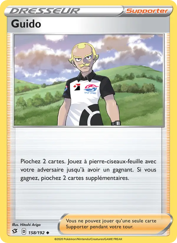 Guido – carte Pokémon TCG Peu Commune n°158