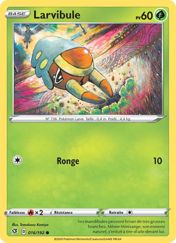 Larvibule – carte Pokémon TCG Commune n°16