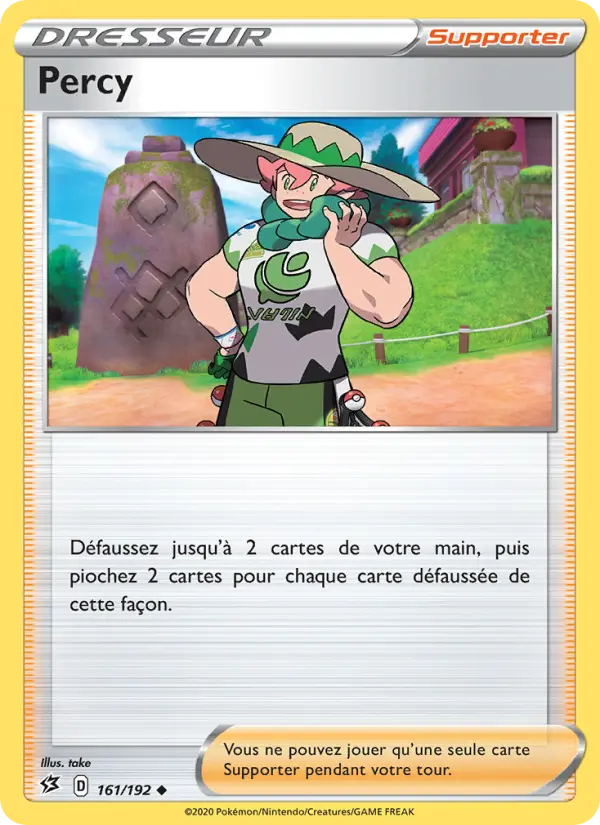 Percy – carte Pokémon TCG Peu Commune n°161