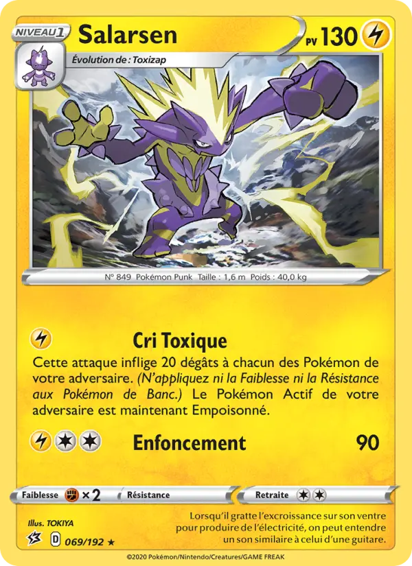 Salarsen – carte Pokémon TCG Rare n°69