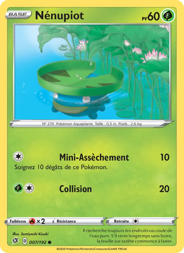 Nénupiot – carte Pokémon TCG Commune n°7