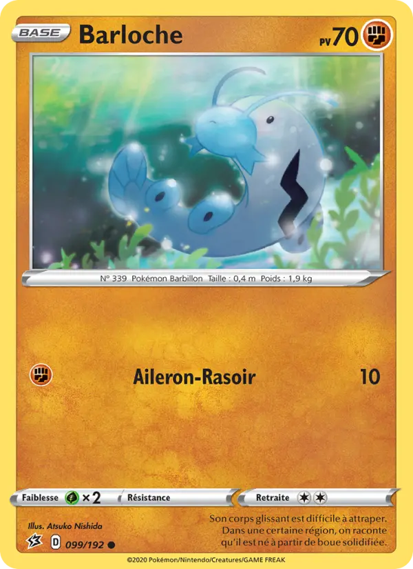 Barloche – carte Pokémon TCG Commune n°99