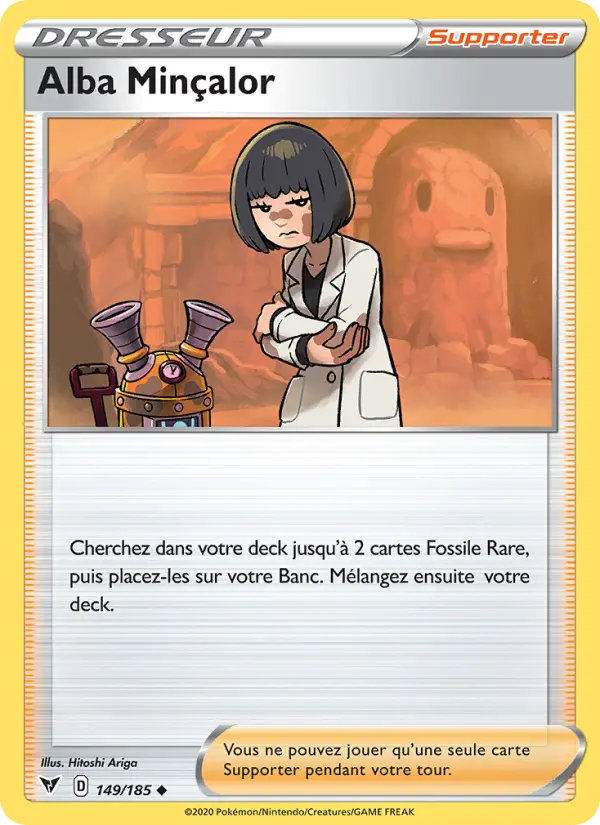 Alba Minçalor – carte Pokémon TCG Peu Commune n°149