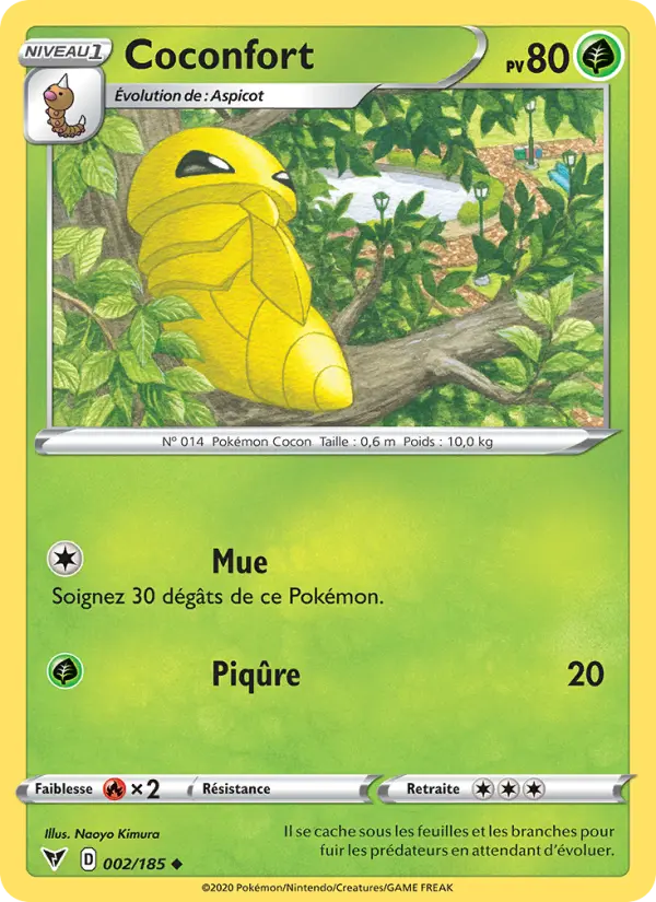 Coconfort – carte Pokémon TCG Peu Commune n°2