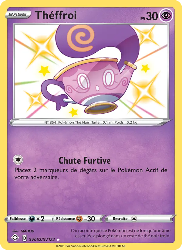 Théffroi – carte Pokémon TCG Shiny rare n°SV052