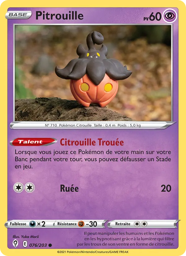 Pitrouille – carte Pokémon TCG Commune n°76