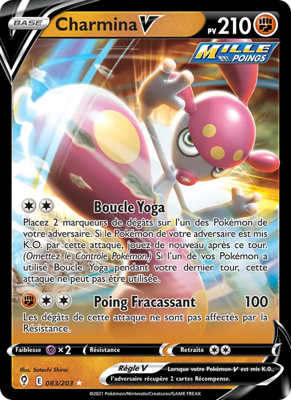 Charmina V – carte Pokémon TCG Holo Rare V n°83