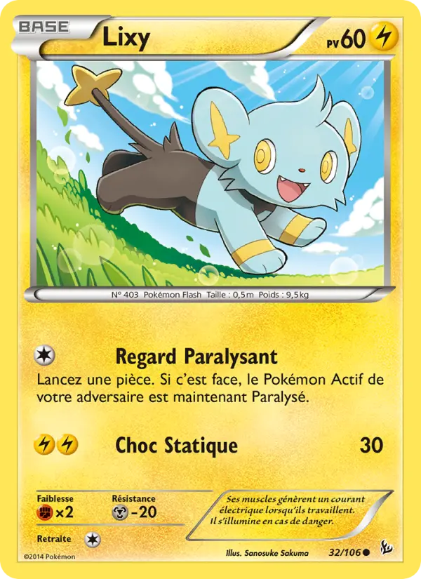 Lixy – carte Pokémon TCG Commune n°32