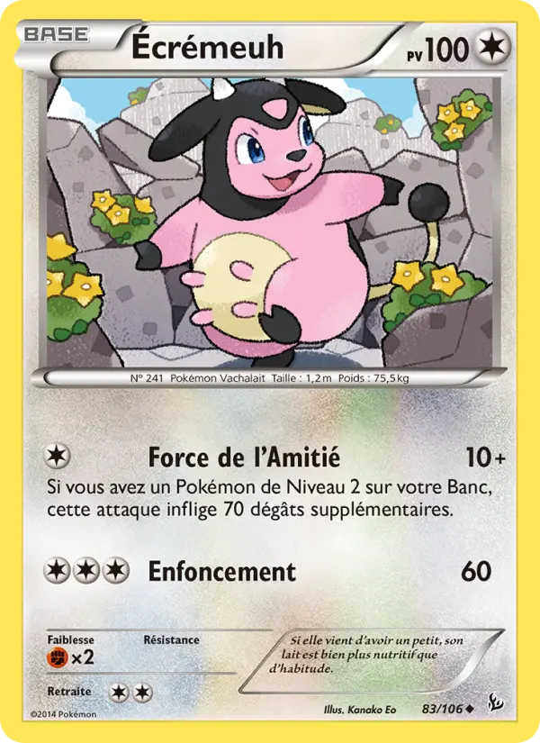 Écrémeuh – carte Pokémon TCG Peu Commune n°83
