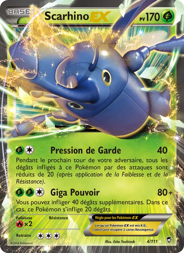 Scarhino EX – carte Pokémon TCG Ultra Rare n°4