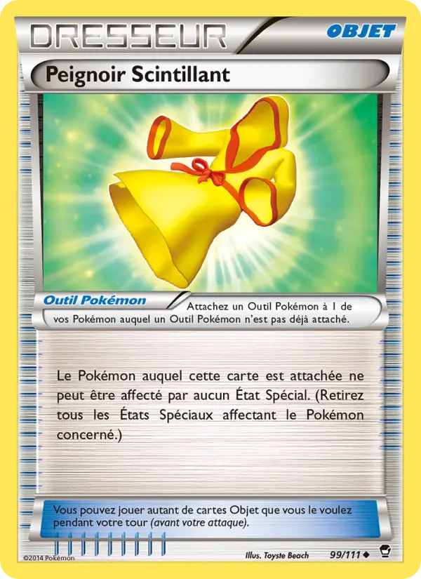 Peignoir Scintillant – carte Pokémon TCG Peu Commune n°99