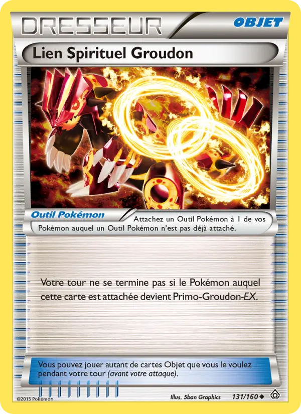 Lien Spirituel Groudon – carte Pokémon TCG Peu Commune n°131